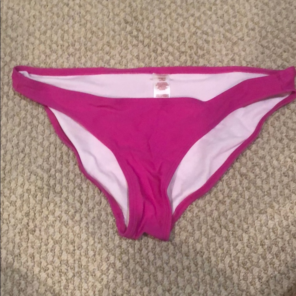 Hot pink bikini bottoms